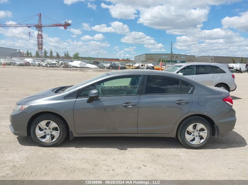 2013 Honda Civic Sdn VIN: 2HGFB2F45DH019432 Lot: 12036896