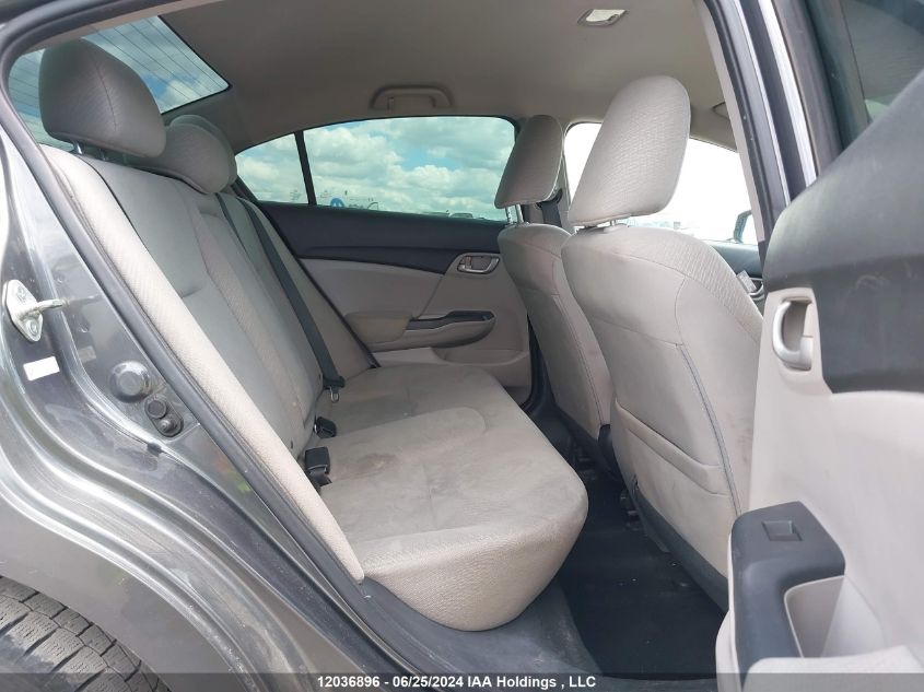 2013 Honda Civic Sdn VIN: 2HGFB2F45DH019432 Lot: 12036896