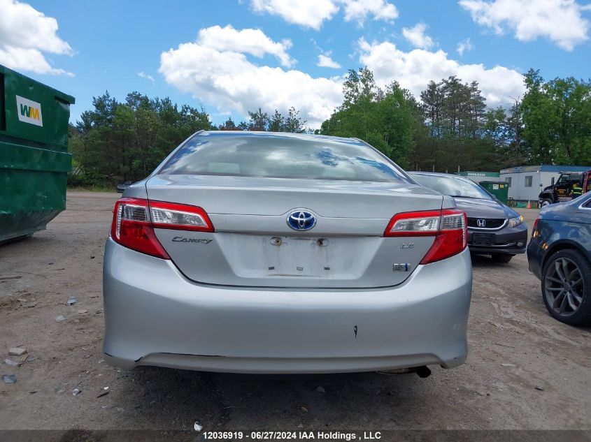 2012 Toyota Camry Hybrid Le/Xle VIN: 4T1BD1FK2CU026474 Lot: 12036919