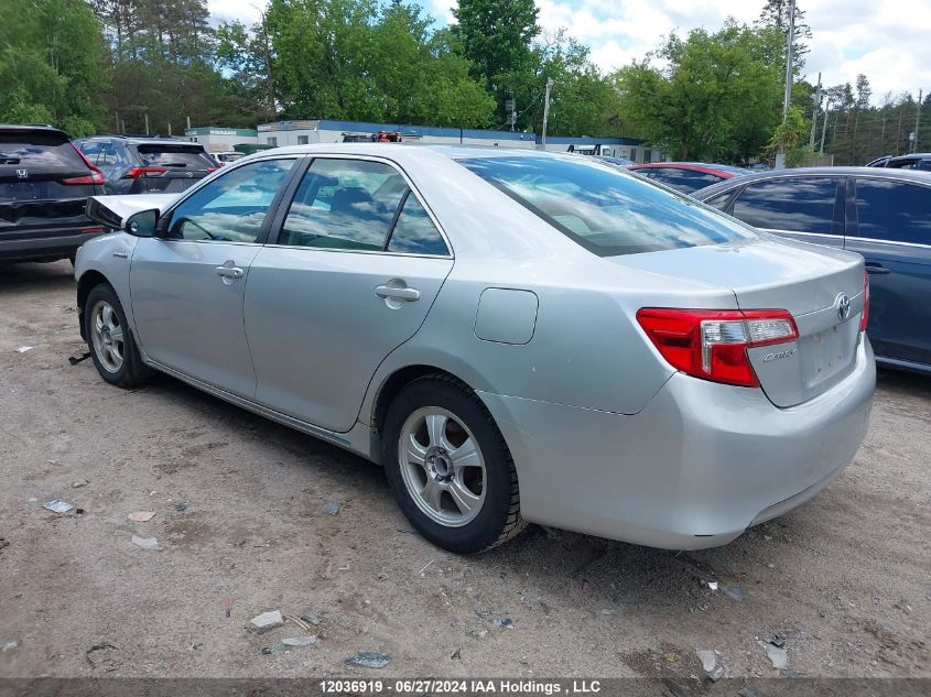 2012 Toyota Camry Hybrid Le/Xle VIN: 4T1BD1FK2CU026474 Lot: 12036919