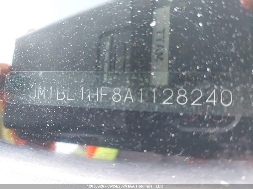 2010 Mazda Mazda3 VIN: JM1BL1HF8A1128240 Lot: 12036926