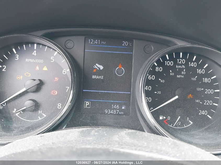 2018 Nissan Rogue Sv/Sl VIN: 5N1AT2MV2JC825448 Lot: 12036927