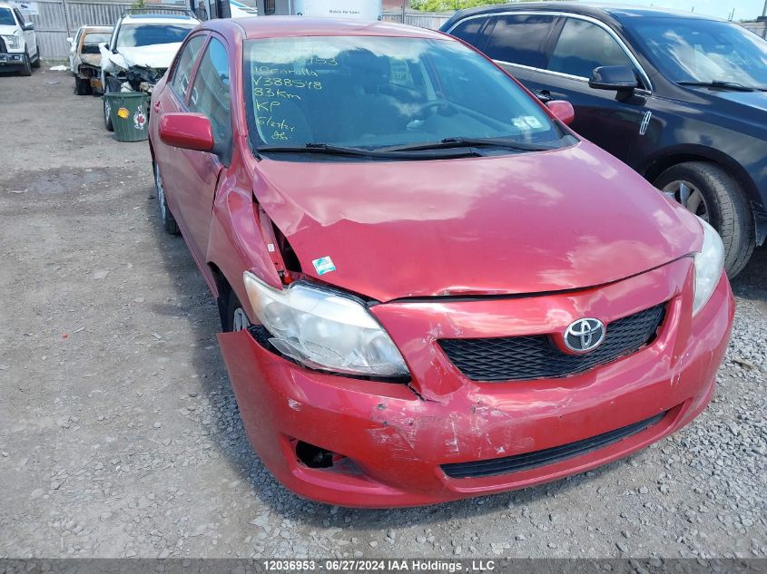 2010 Toyota Corolla Le VIN: 2T1BU4EE1AC388548 Lot: 12036953