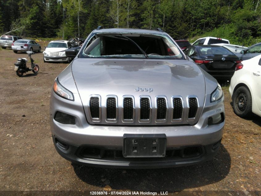 2018 Jeep Cherokee Sport VIN: 1C4PJMAB6JD592548 Lot: 12036976