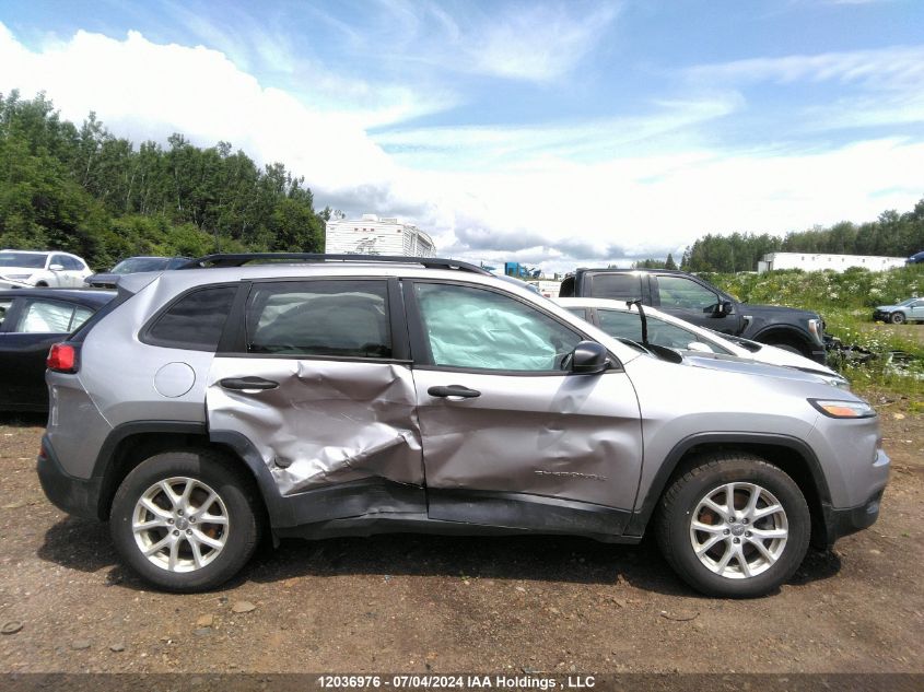 2018 Jeep Cherokee Sport VIN: 1C4PJMAB6JD592548 Lot: 12036976