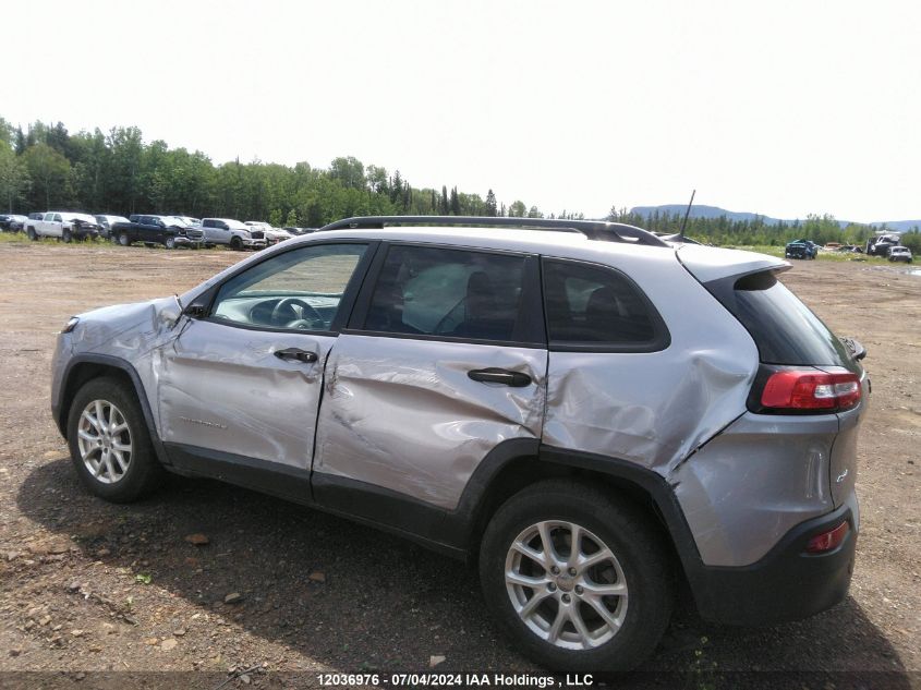 2018 Jeep Cherokee Sport VIN: 1C4PJMAB6JD592548 Lot: 12036976