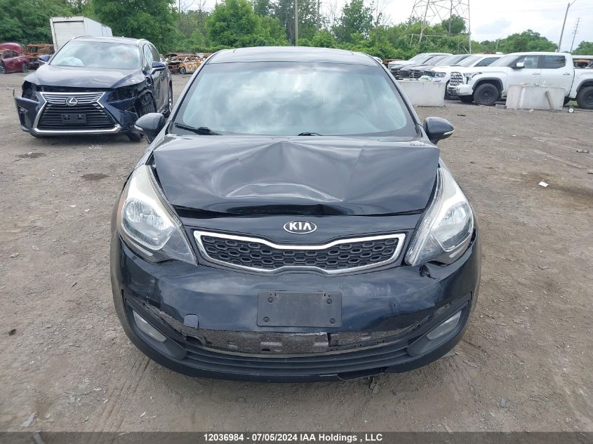 2014 Kia Rio VIN: KNADN4A38E6393377 Lot: 12036984