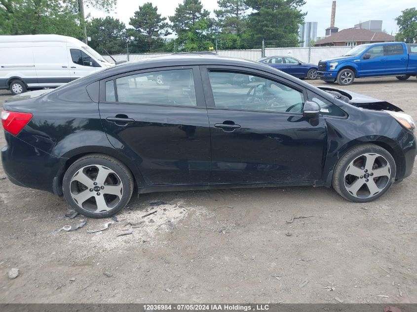 2014 Kia Rio VIN: KNADN4A38E6393377 Lot: 12036984