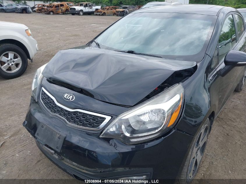 2014 Kia Rio VIN: KNADN4A38E6393377 Lot: 12036984