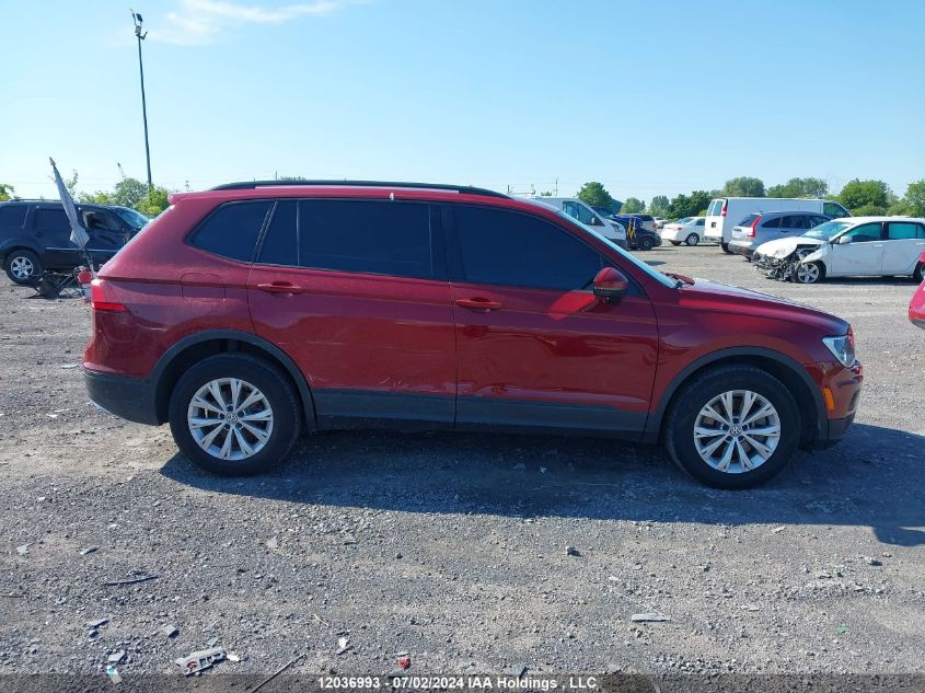 2019 Volkswagen Tiguan S VIN: 3VV0B7AX8KM149370 Lot: 12036993