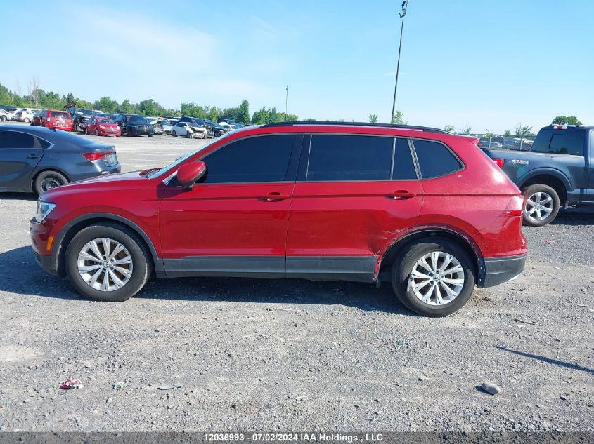 2019 Volkswagen Tiguan S VIN: 3VV0B7AX8KM149370 Lot: 12036993