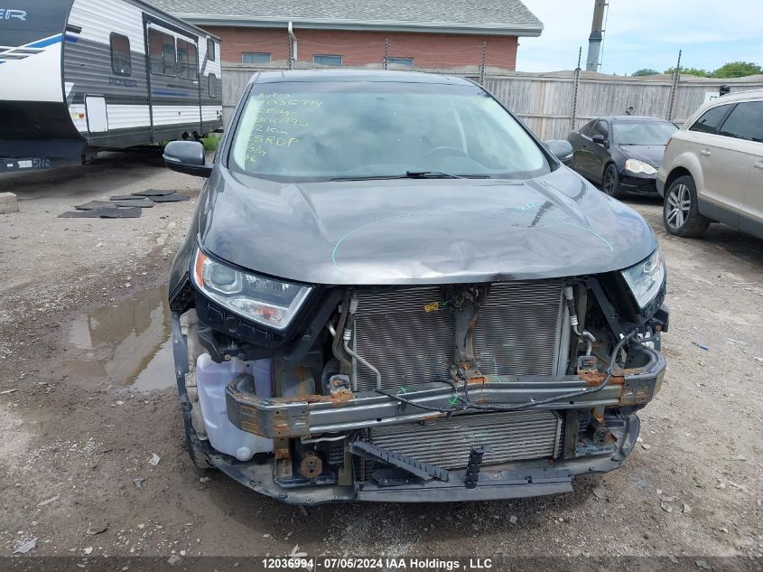 2016 Ford Edge Sel VIN: 2FMPK4J9XGBB00995 Lot: 12036994