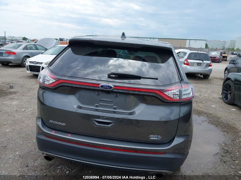 2016 Ford Edge Sel VIN: 2FMPK4J9XGBB00995 Lot: 12036994