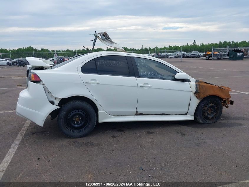 2012 Mitsubishi Lancer VIN: JA32V6FV4CU611287 Lot: 12036997