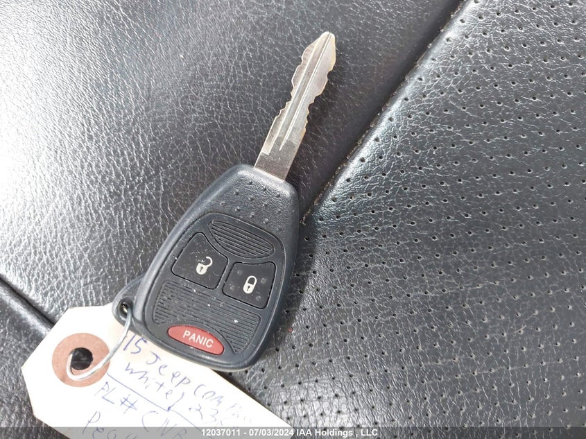 2015 Jeep Compass Sport/North VIN: 1C4NJDAB2FD392863 Lot: 12037011