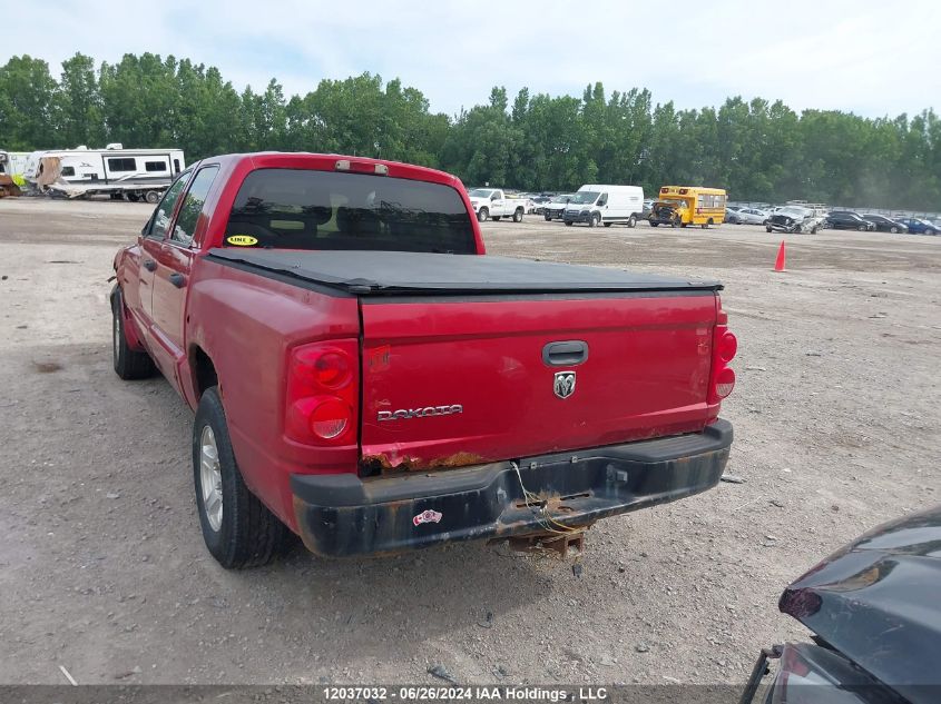 2006 Dodge Dakota Quad/St VIN: 1D7HW28K06S539627 Lot: 12037032