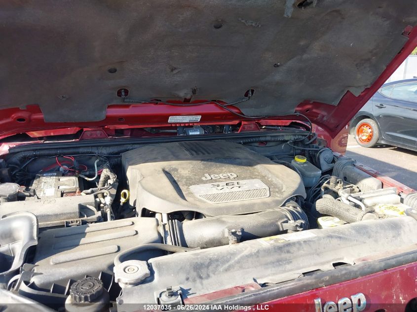 2013 Jeep Wrangler Unlimited Sahara VIN: 1C4BJWEG8DL604589 Lot: 12037035