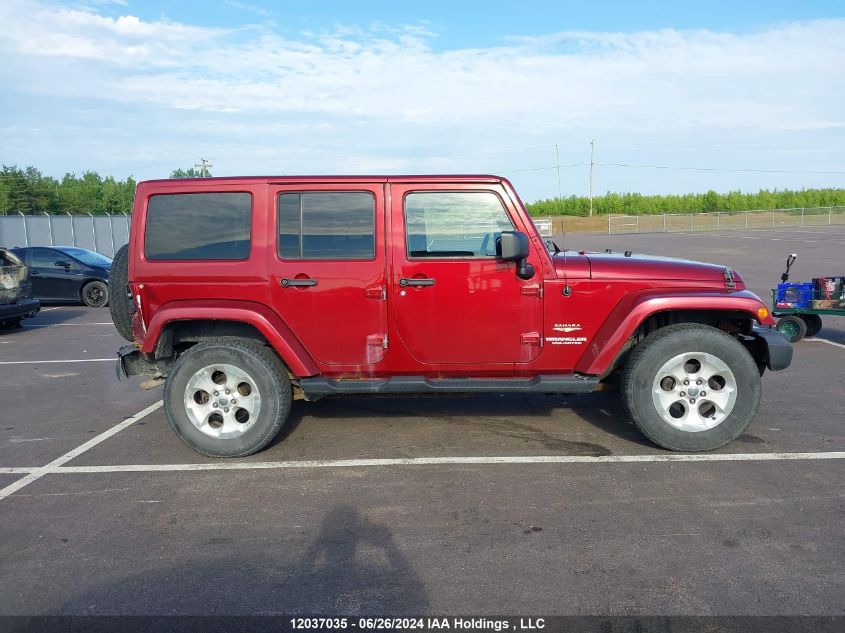 2013 Jeep Wrangler Unlimited Sahara VIN: 1C4BJWEG8DL604589 Lot: 12037035