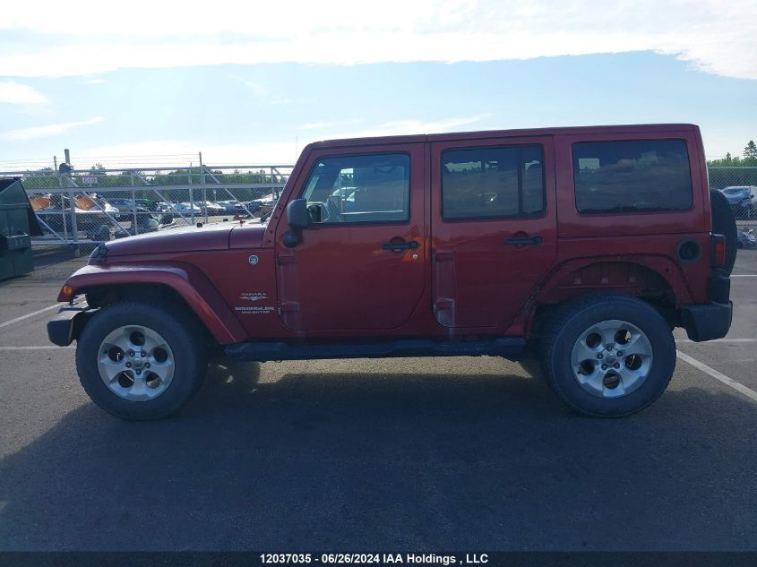 2013 Jeep Wrangler Unlimited Sahara VIN: 1C4BJWEG8DL604589 Lot: 12037035