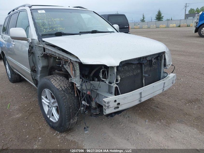 2002 Toyota Highlander Limited VIN: JTEHF21A720071408 Lot: 12037056