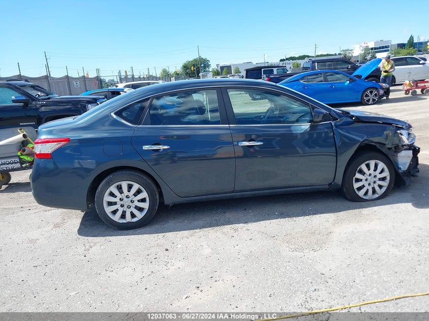 2015 Nissan Sentra S/Sv/Sr/Sl VIN: 3N1AB7AP6FL662182 Lot: 12037063