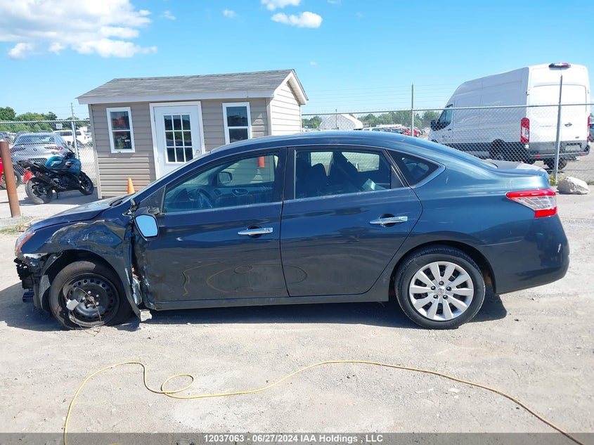 2015 Nissan Sentra S/Sv/Sr/Sl VIN: 3N1AB7AP6FL662182 Lot: 12037063
