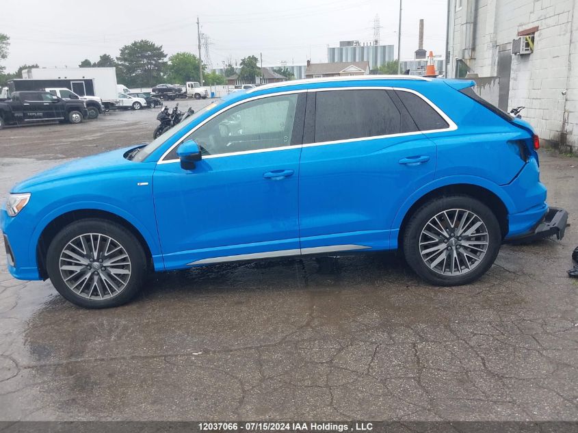 2020 Audi Q3 Premium Plus S-Line VIN: WA1EECF38L1101080 Lot: 12037066