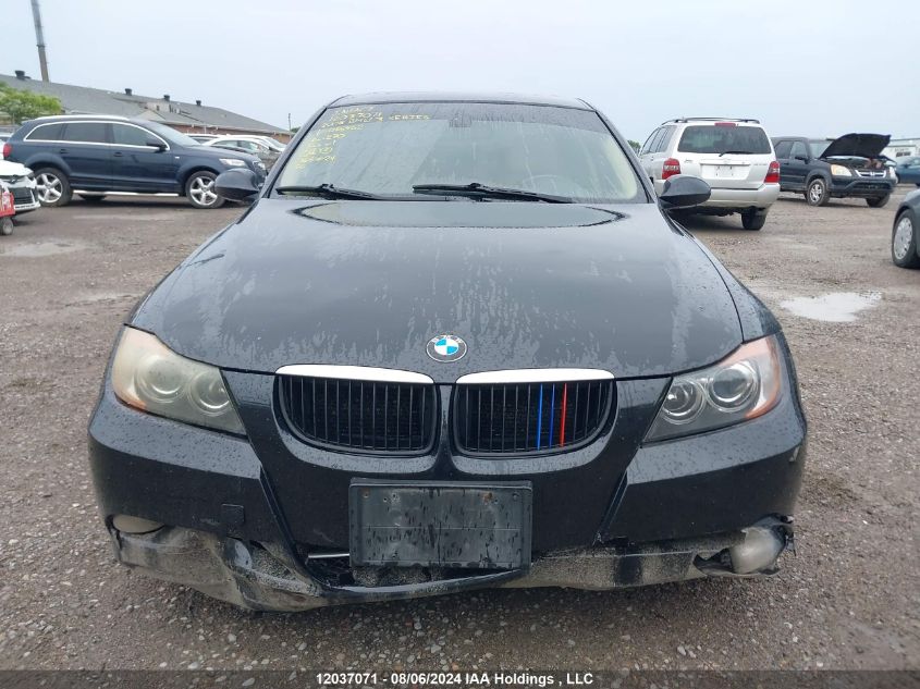 2008 BMW 3 Series VIN: WBAVA335X8K055452 Lot: 12037071