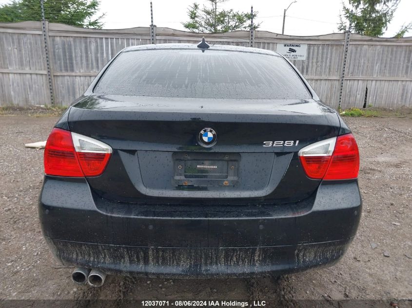 2008 BMW 3 Series VIN: WBAVA335X8K055452 Lot: 12037071