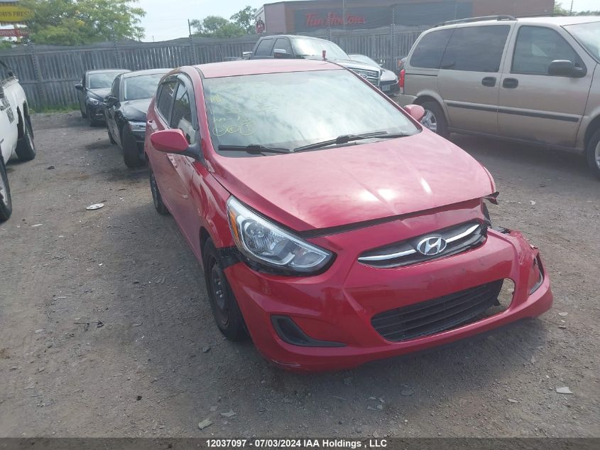 KMHCT5AE7HU352360 2017 Hyundai Accent Le