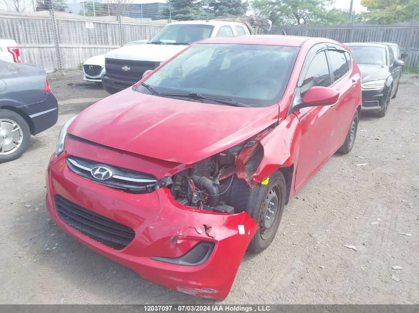 KMHCT5AE7HU352360 2017 Hyundai Accent Le