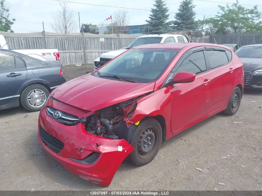 2017 Hyundai Accent Le VIN: KMHCT5AE7HU352360 Lot: 12037097