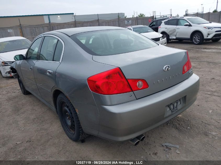 2006 Infiniti G35 VIN: JNKCV51F96M600949 Lot: 12037119