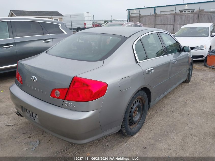 2006 Infiniti G35 VIN: JNKCV51F96M600949 Lot: 12037119