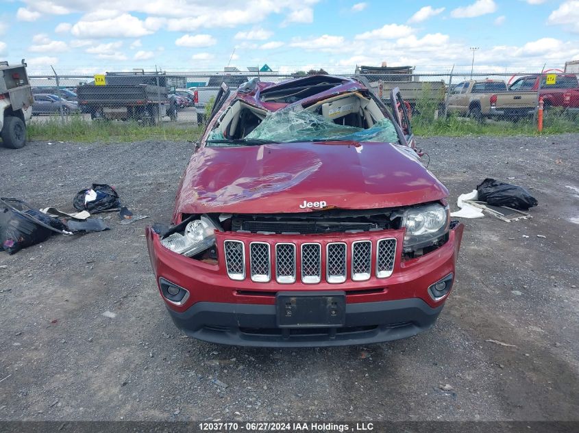 2016 Jeep Compass Sport/North VIN: 1C4NJDABXGD762636 Lot: 12037170