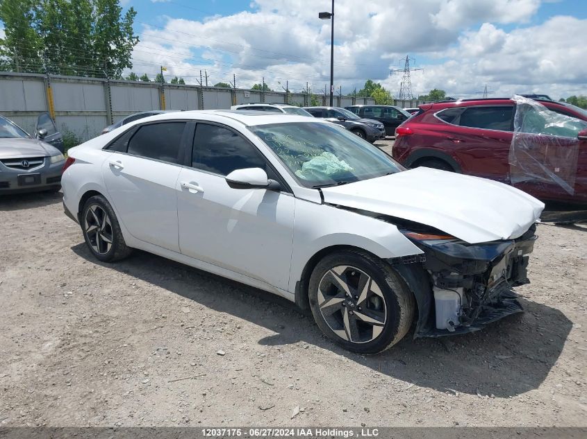 2022 Hyundai Elantra Ultimate Ivt With Tech Package VIN: KMHLN4AGXNU266347 Lot: 12037175