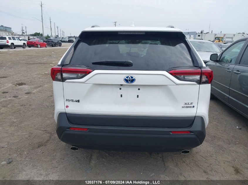 2024 Toyota Rav4 Hybrid Xle VIN: 2T3RWRFV7RW193608 Lot: 12037176