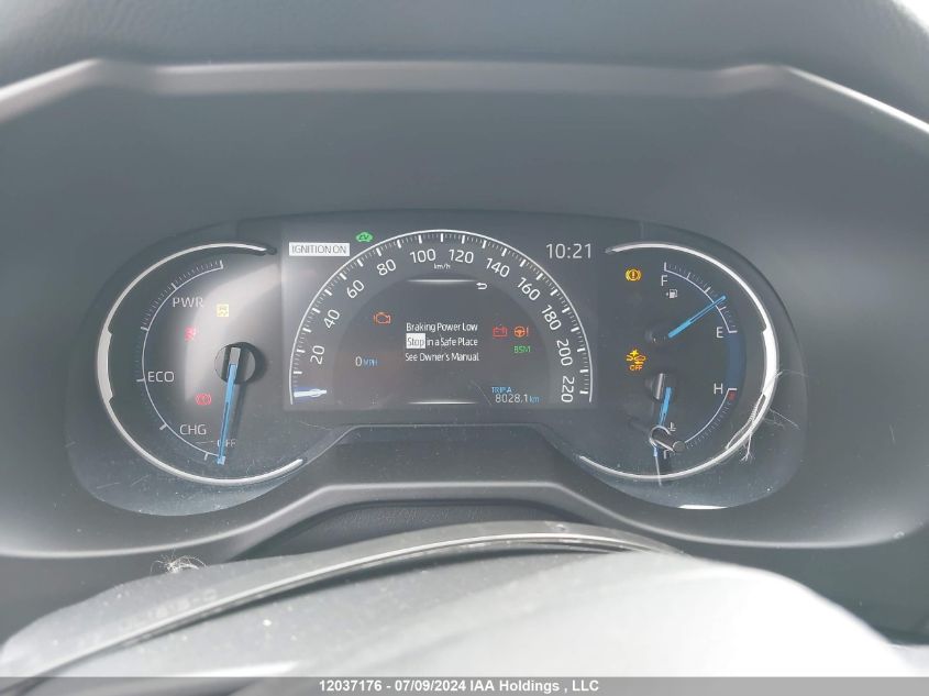 2024 Toyota Rav4 Hybrid Xle VIN: 2T3RWRFV7RW193608 Lot: 12037176