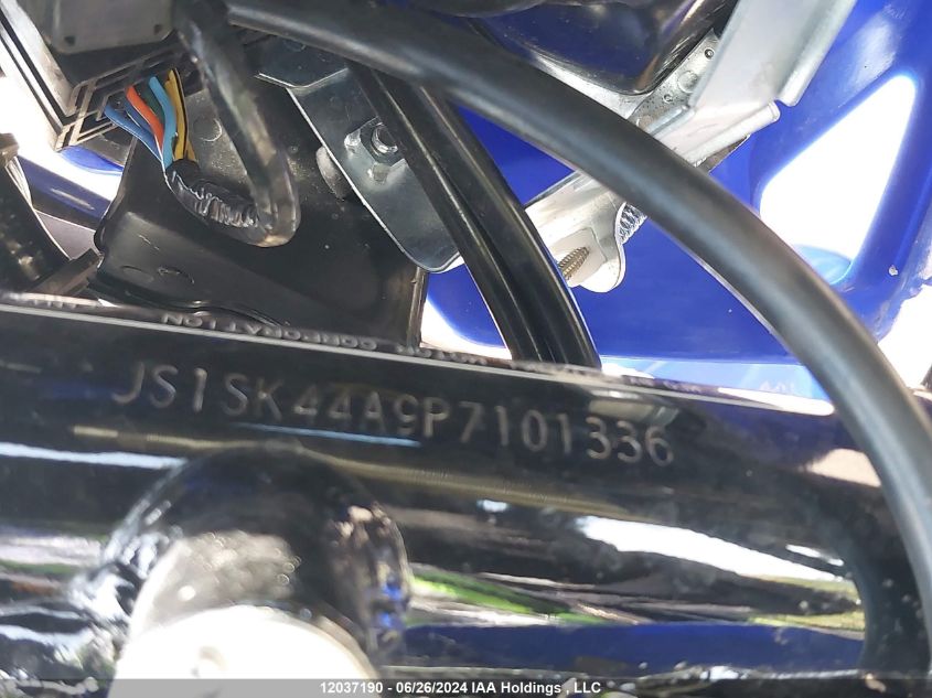 2023 Suzuki Dr-Z400 Sm VIN: JS1SK44A9P7101336 Lot: 12037190