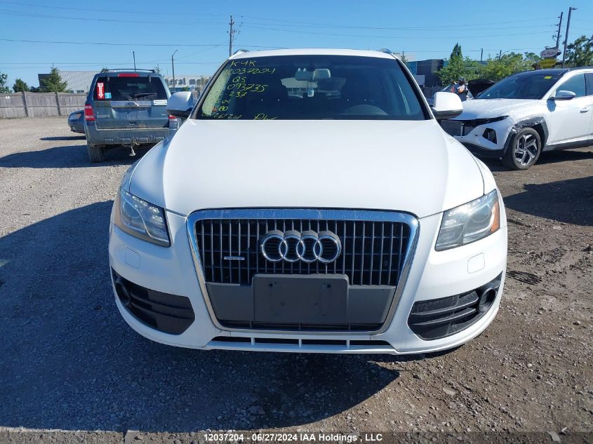 2012 Audi Q5 VIN: WA1VFCFP0CA093735 Lot: 12037204