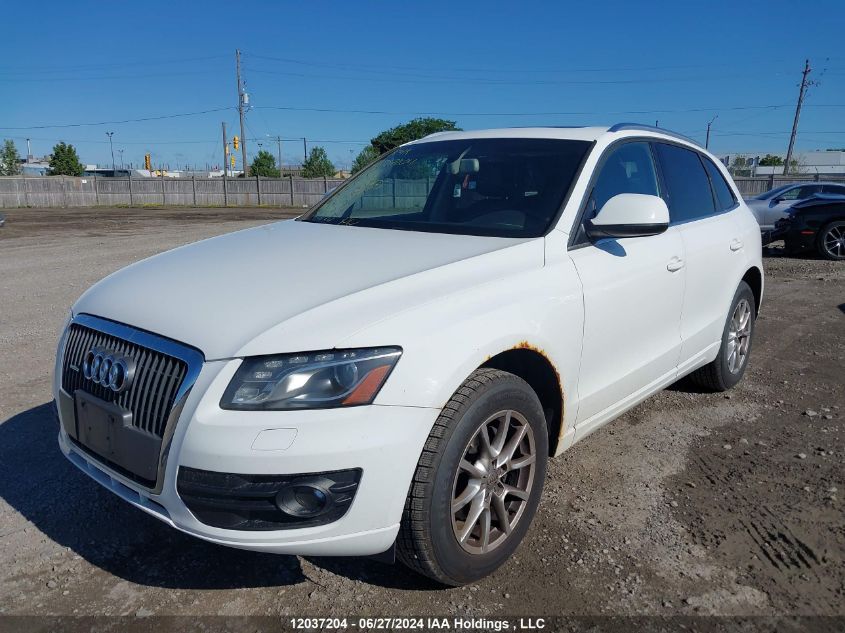 2012 Audi Q5 VIN: WA1VFCFP0CA093735 Lot: 12037204