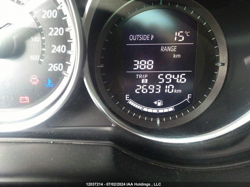 2014 Mazda Cx-5 Touring VIN: JM3KE4CY0E0336815 Lot: 12037214