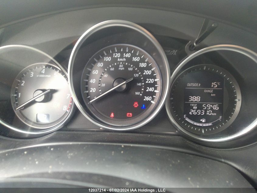 2014 Mazda Cx-5 Touring VIN: JM3KE4CY0E0336815 Lot: 12037214