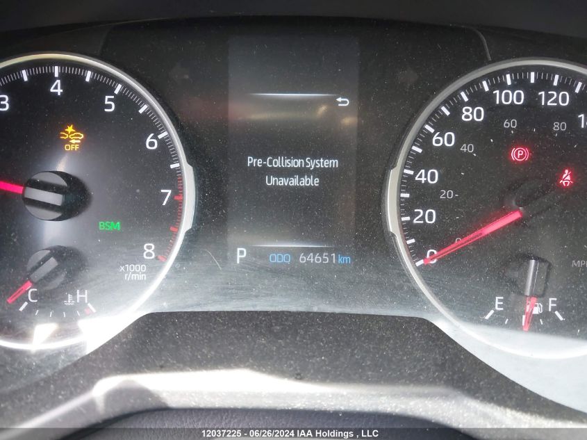 2022 Toyota Rav4 Le VIN: 2T3B1RFV9NC300704 Lot: 12037225