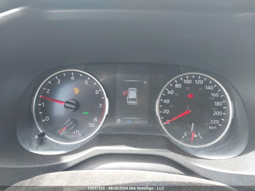 2022 Toyota Rav4 Le VIN: 2T3B1RFV9NC300704 Lot: 12037225