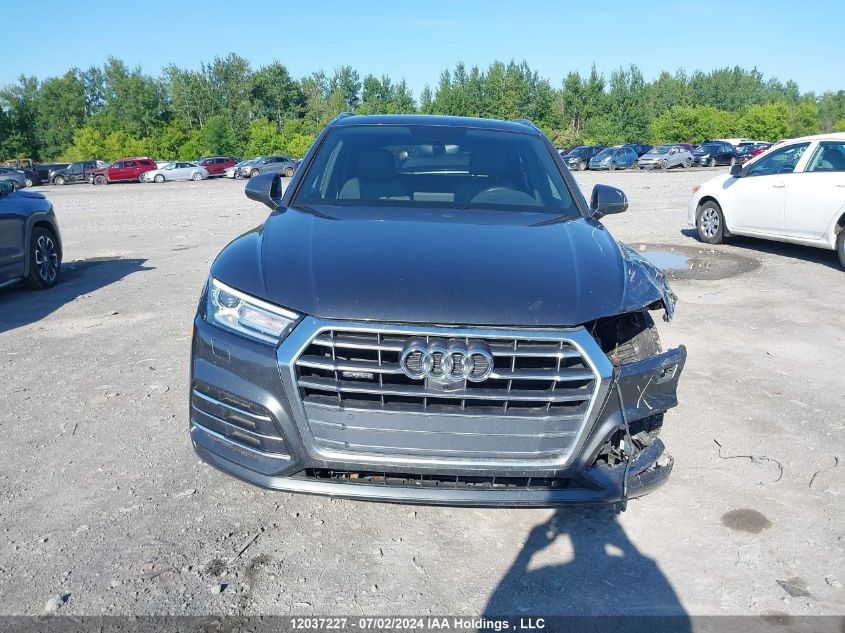 2019 Audi Q5 VIN: WA1ENAFY0K2073896 Lot: 12037227