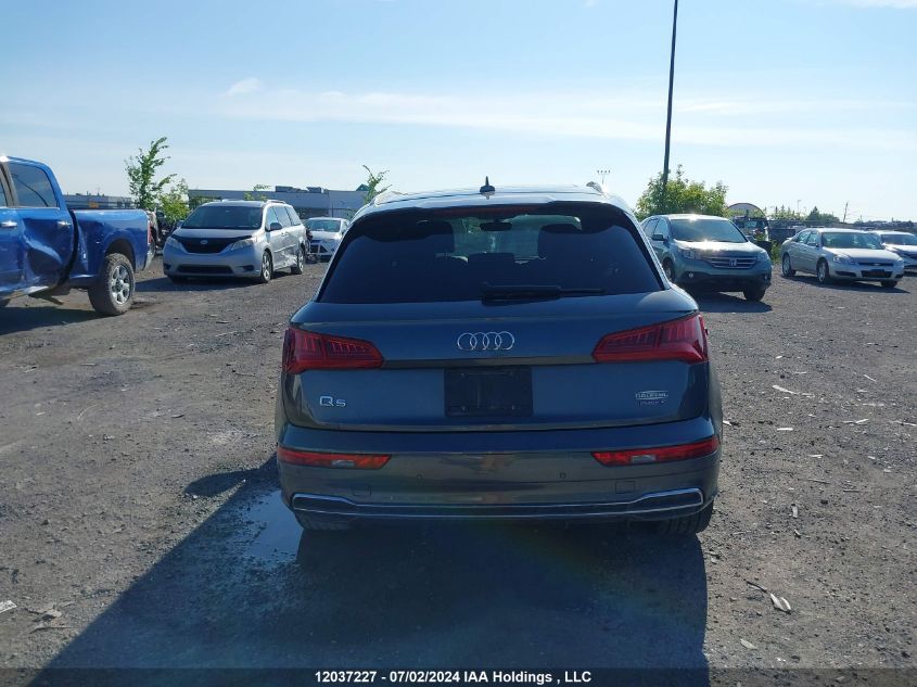 2019 Audi Q5 VIN: WA1ENAFY0K2073896 Lot: 12037227