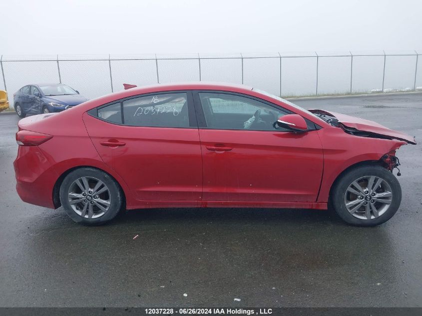 2018 Hyundai Elantra Sel/Value/Limited VIN: KMHD84LF6JU539858 Lot: 12037228