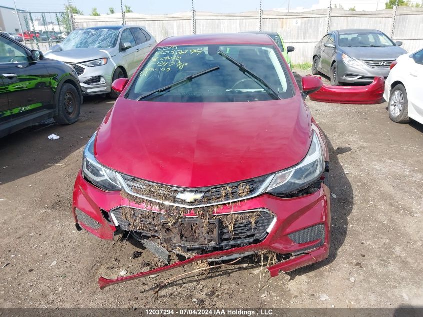 2018 Chevrolet Cruze Lt VIN: 1G1BE5SM3J7134798 Lot: 12037294