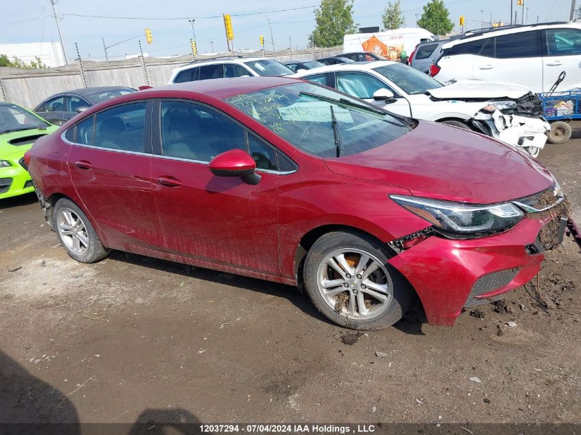 2018 Chevrolet Cruze Lt VIN: 1G1BE5SM3J7134798 Lot: 12037294